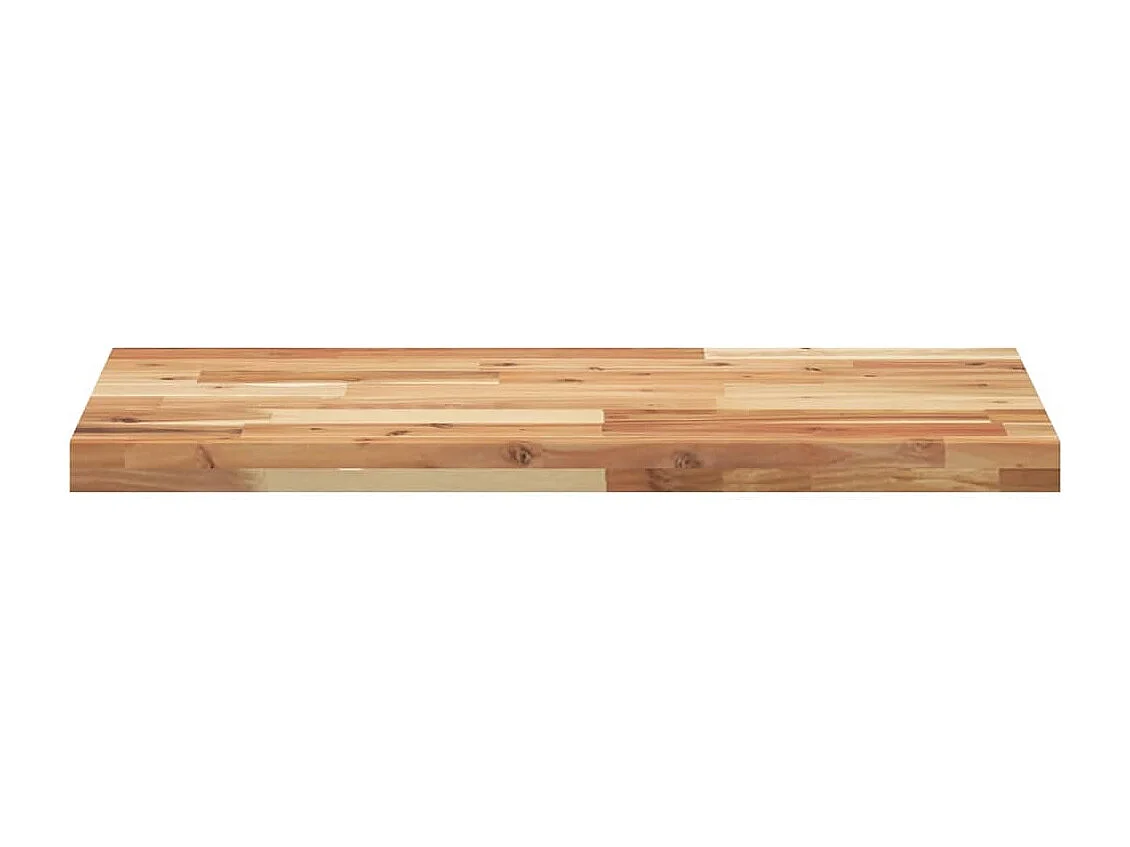 Ripiano a Parete 160x40x4cm Legno Massello Acacia Rifinito Olio