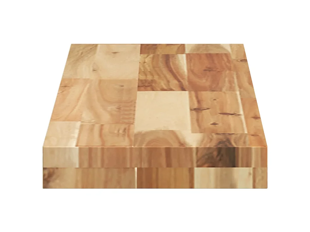 Schweberegale 4 Stk. 80x20x4 cm Massivholz Akazie Ölbehandelt