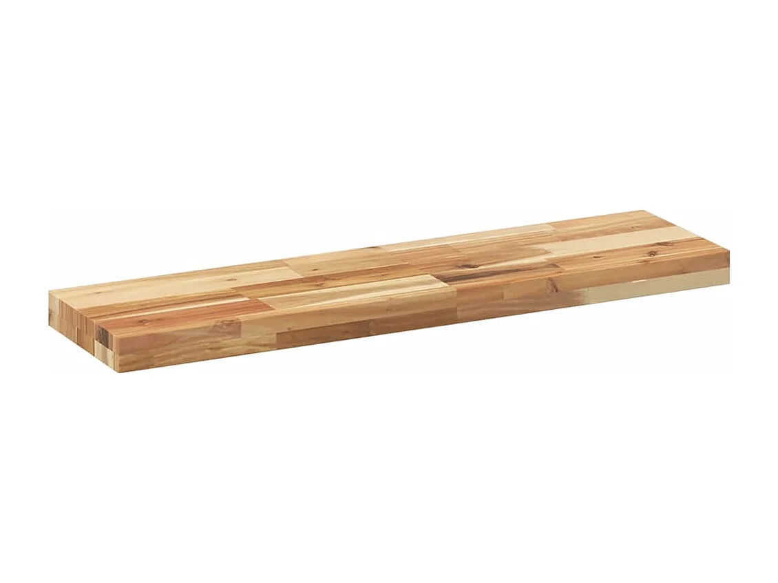 Schweberegale 4 Stk. 80x20x4 cm Massivholz Akazie Ölbehandelt