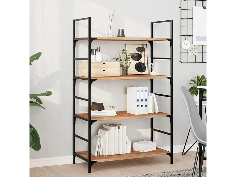 Schweberegale 2 Stk. 100x40x2 cm Massivholz Akazie Ölbehandelt