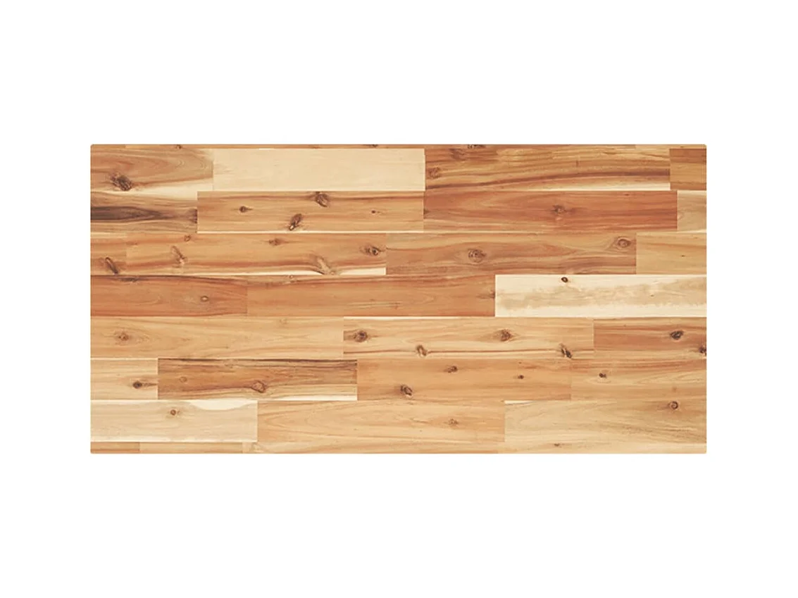 Schweberegale 2 Stk. 100x40x2 cm Massivholz Akazie Ölbehandelt