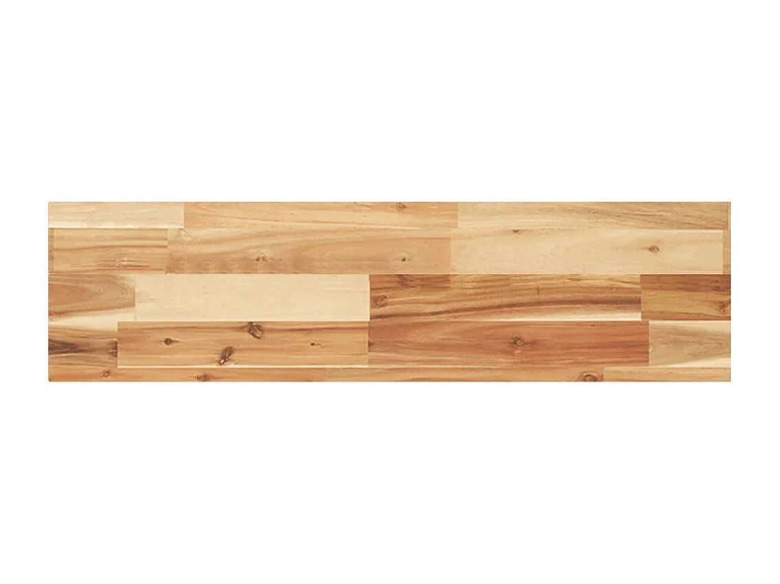 Étagères flottantes 4 pcs 100x20x4 cm acacia massif à l'huile