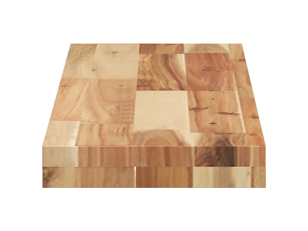 Mensole da Parete 4 pz 100x20x4 cm Legno Acacia Rifinito a Olio