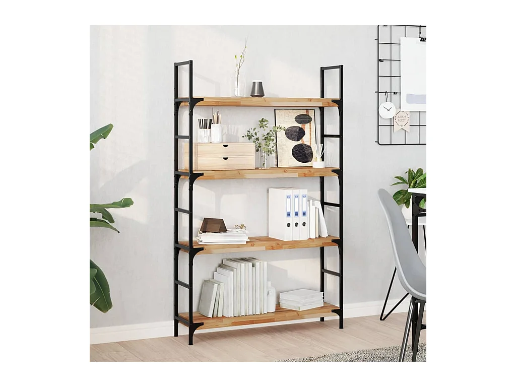 Wandschappen 3 st zwevend olieafwerking 100x20x4 cm acaciahout