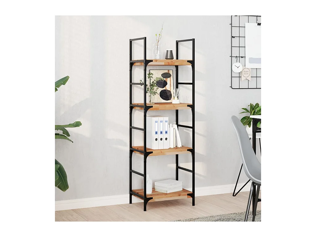 Schweberegale 4 Stk. 60x30x4 cm Massivholz Akazie Ölbehandelt