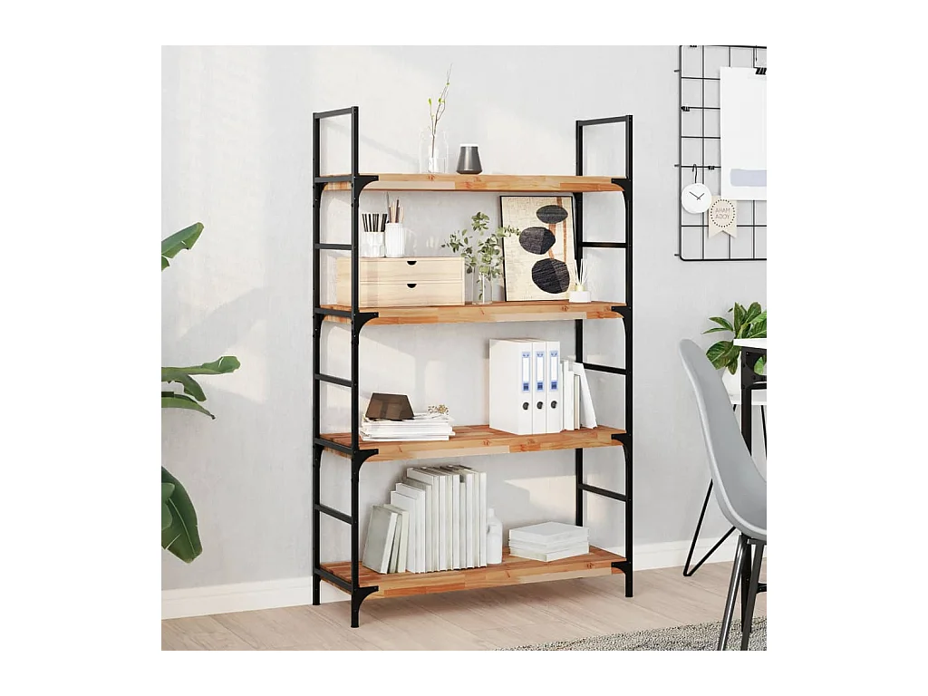 Schweberegal 80x30x4 cm Massivholz Akazie Ölbehandelt