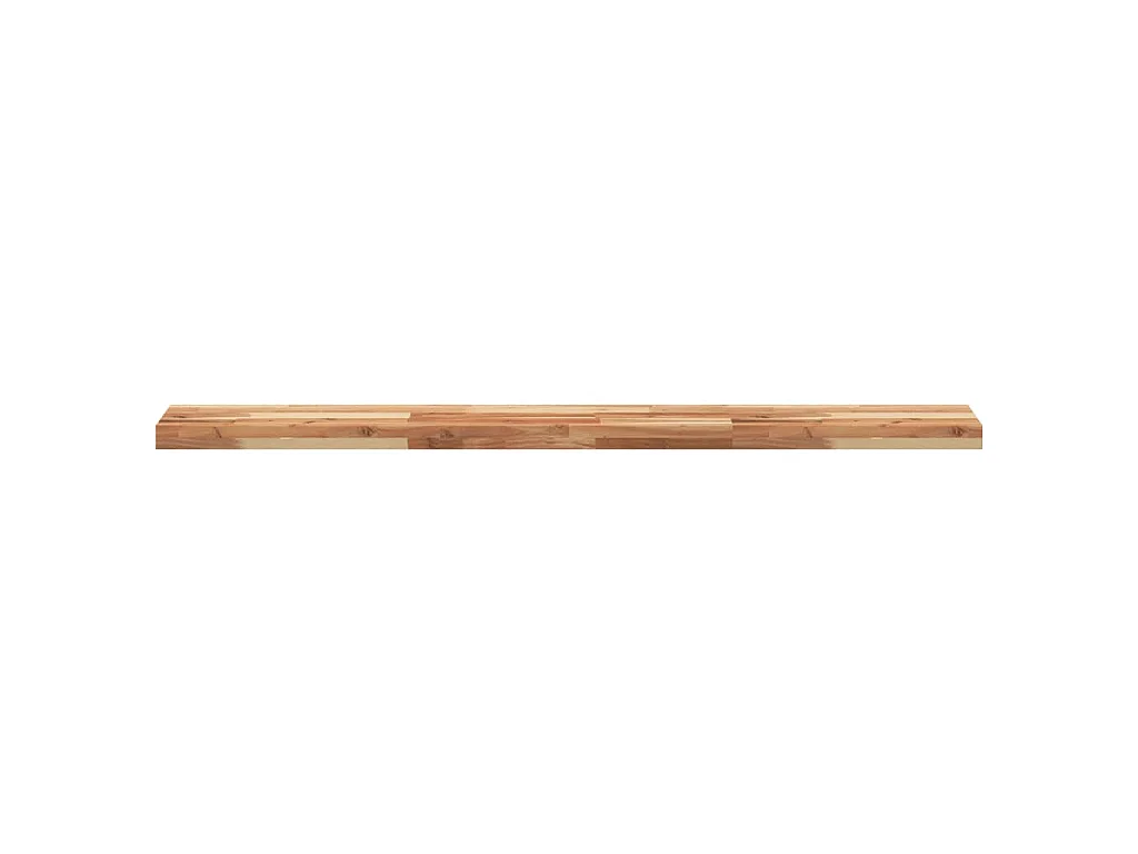 Wandschappen 4 st zwevend olieafwerking 120x20x4 cm acaciahout