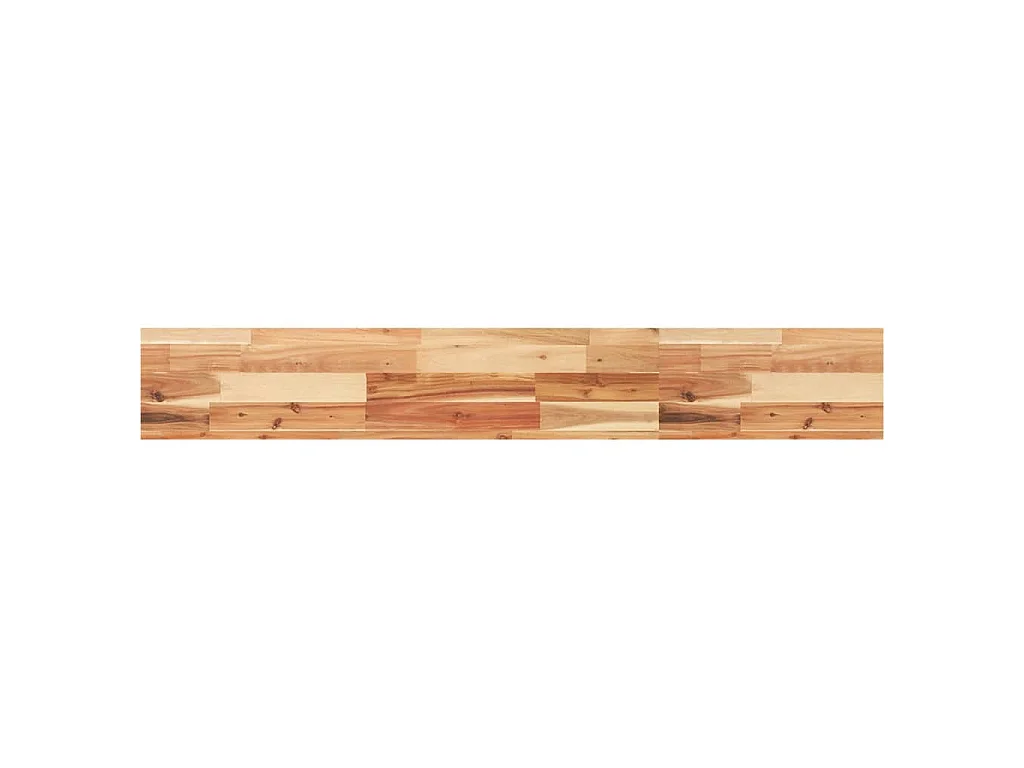 Wandschappen 4 st zwevend olieafwerking 120x20x4 cm acaciahout