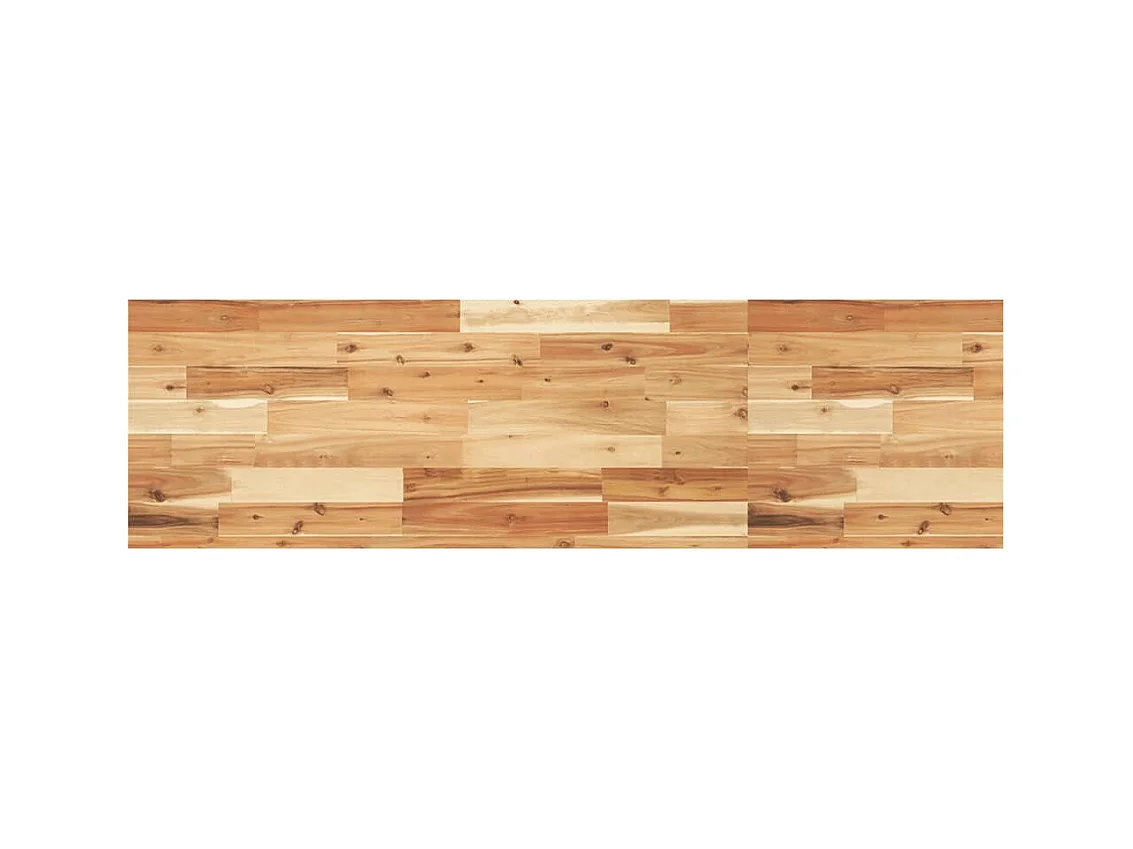 Schweberegal 120x40x4 cm Massivholz Akazie Ölbehandelt
