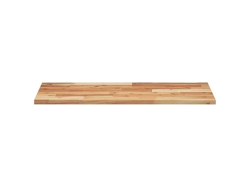 Prateleira flutuante 100x40x2cm acácia maciça acabamento a óleo