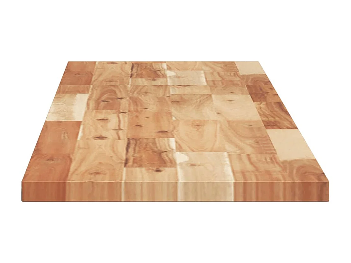 Étagères flottantes 2 pcs 160x30x2 cm acacia massif à l'huile