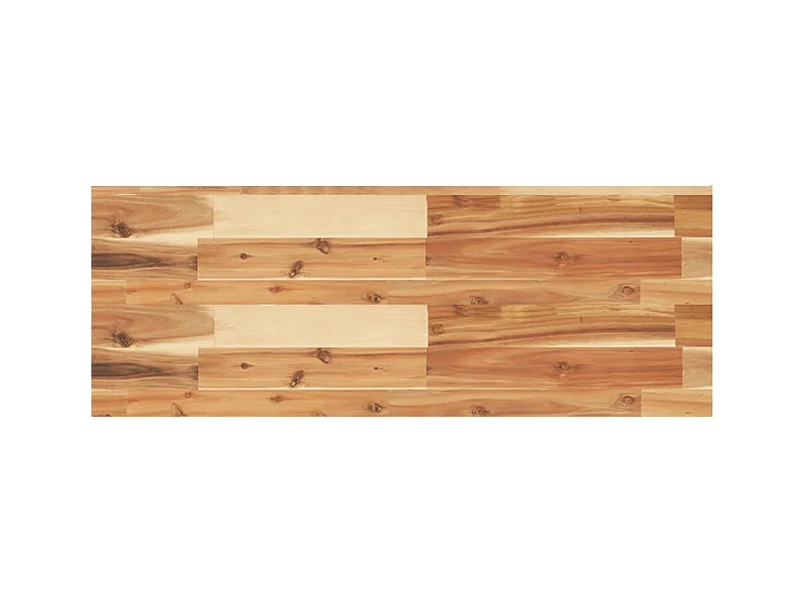 Estantes flotantes 3 uds madera acacia acabado aceite 80x30x4cm