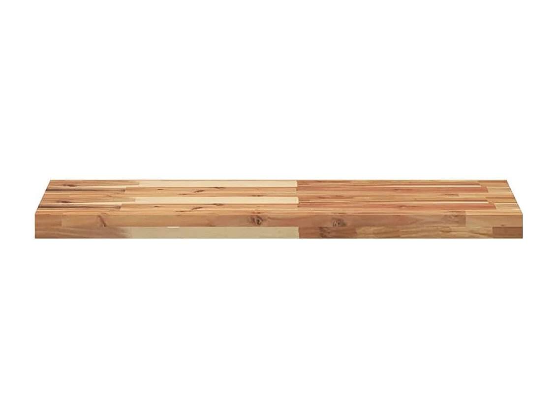 Étagères flottantes 3 pcs 80x30x4 cm acacia massif à l'huile