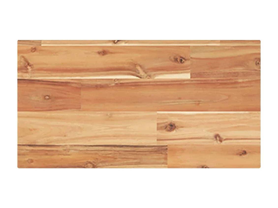 Schweberegale 2 Stk. 60x20x2 cm Massivholz Akazie Ölbehandelt