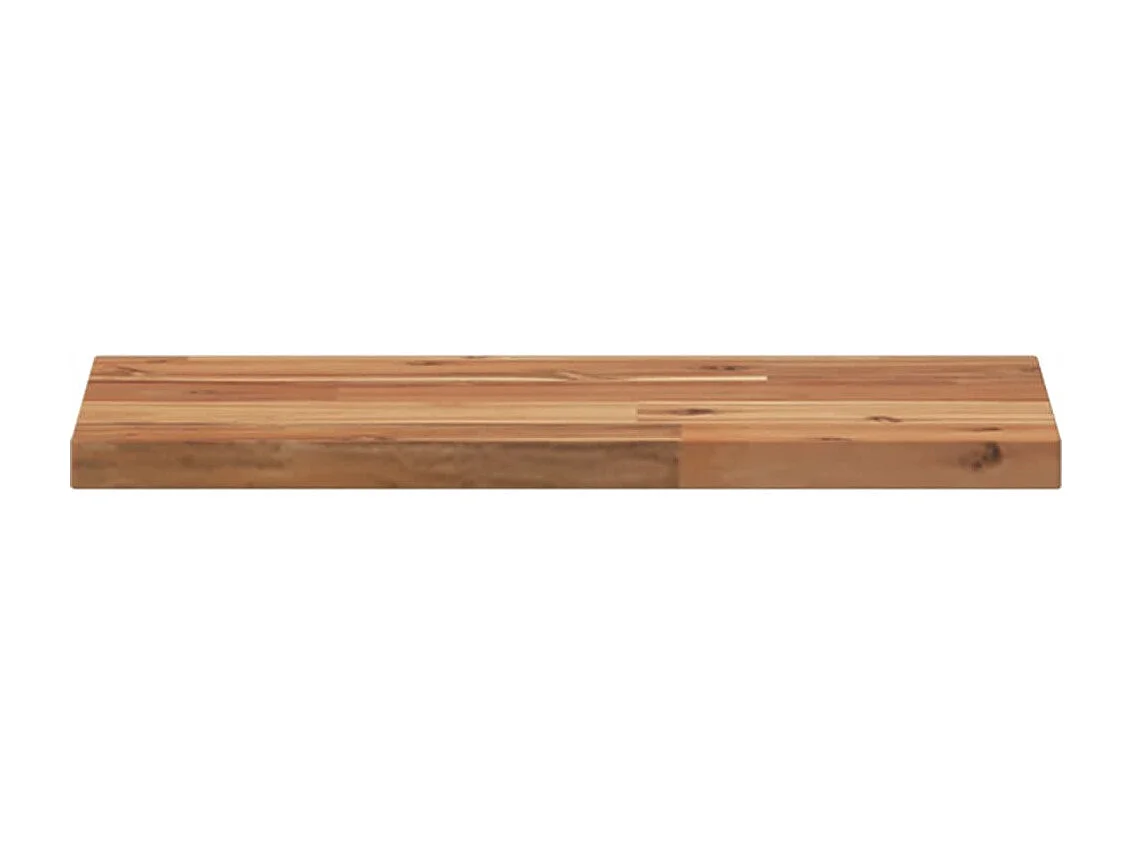 Étagères flottantes 2 pcs 60x20x2 cm acacia massif à l'huile
