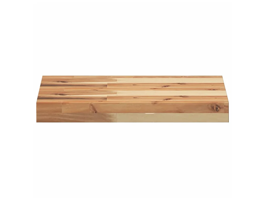 Étagères flottantes 3 pcs 60x30x4 cm acacia massif à l'huile