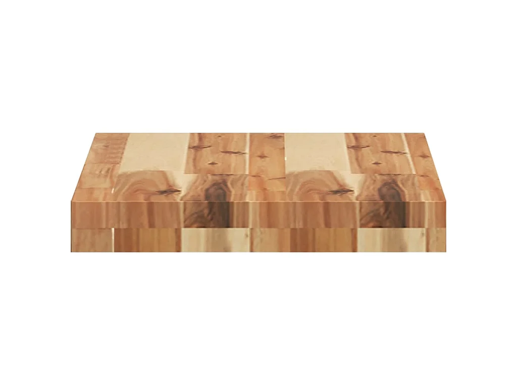 Étagères flottantes 3 pcs 60x30x4 cm acacia massif à l'huile
