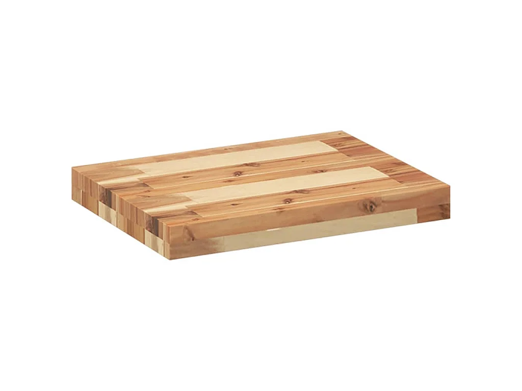 Étagères flottantes 3 pcs 60x30x4 cm acacia massif à l'huile