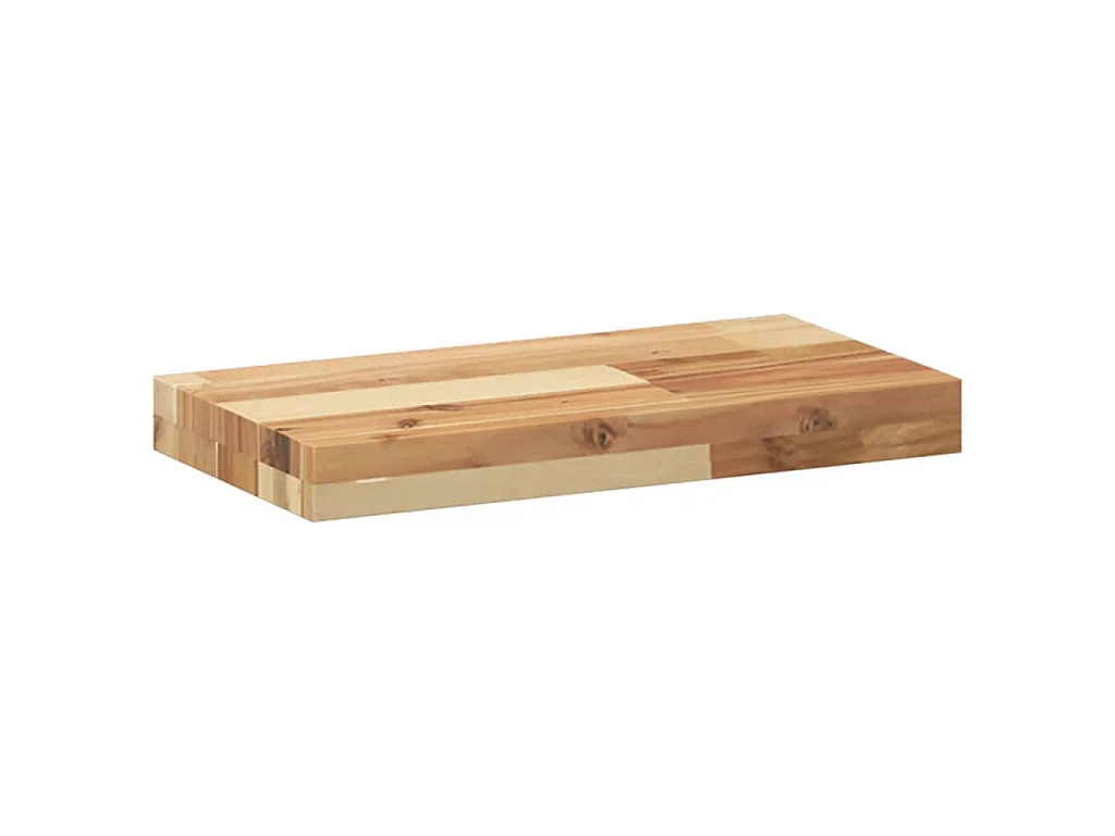 Schweberegale 3 Stk. 40x20x4 cm Massivholz Akazie Ölbehandelt