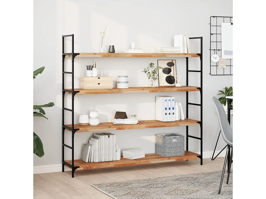 Étagères flottantes 3 pcs 160x30x4 cm acacia massif à l'huile