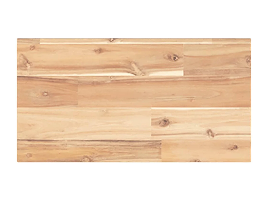Estante flotante madera maciza de acacia sin tratar 40x20x2 cm