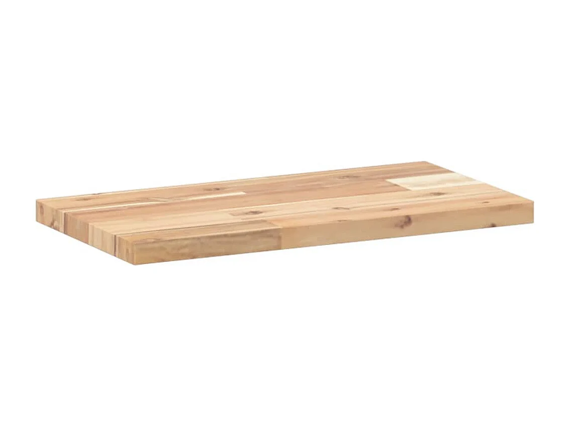 Estante flotante madera maciza de acacia sin tratar 40x20x2 cm
