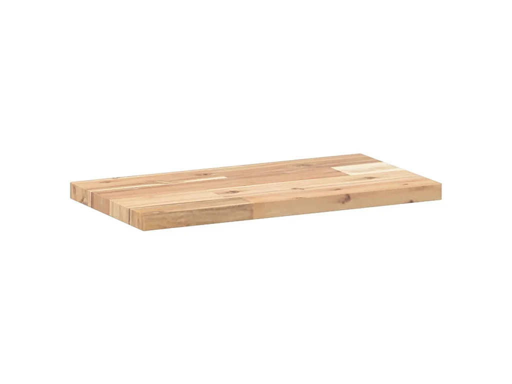Ripiano a Parete 40x20x2 cm Legno Massello Acacia Non Trattato