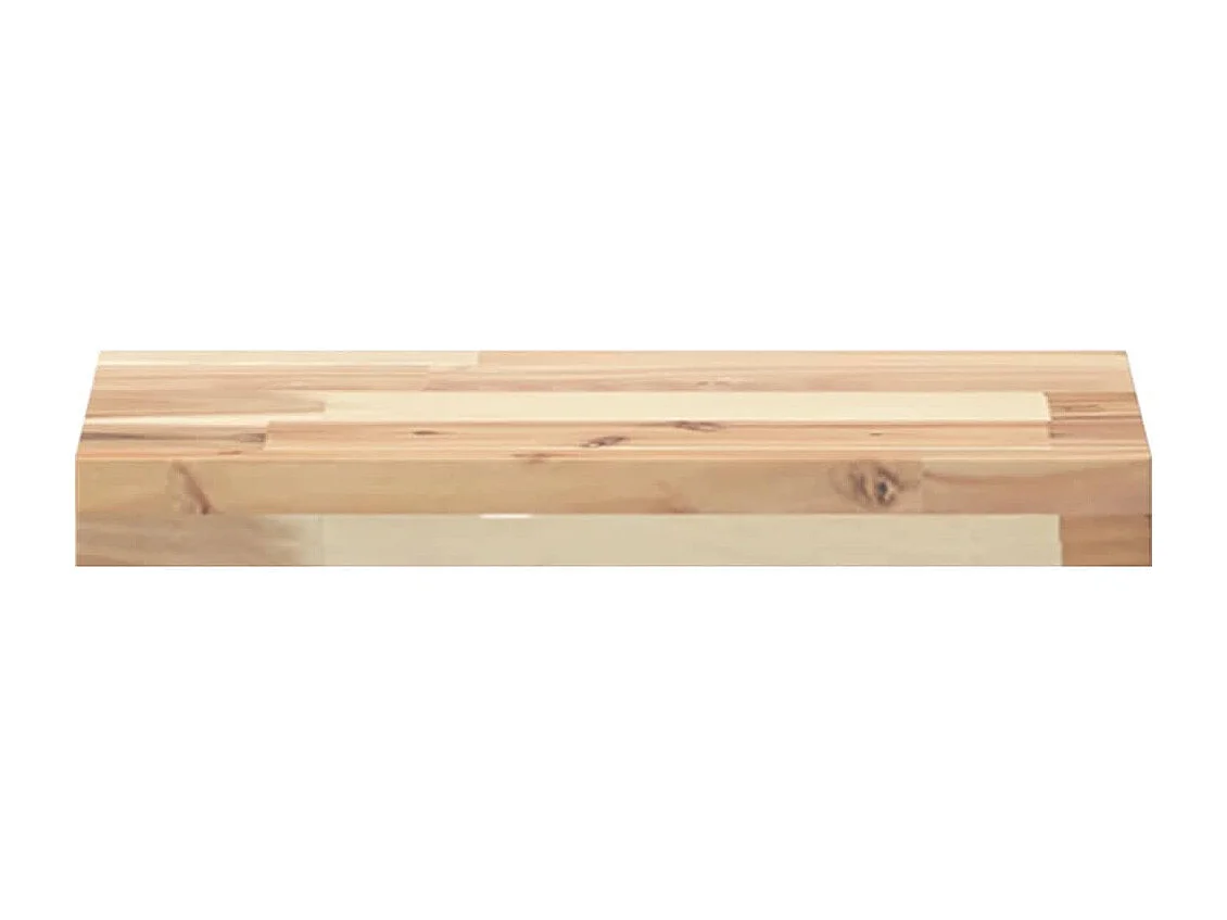 Mensole da Parete 3 pz 40x20x4 cm Legno Acacia Non Trattato