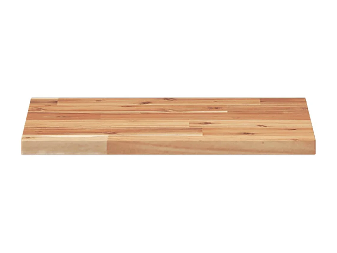Schweberegal 40x30x2 cm Massivholz Akazie Ölbehandelt