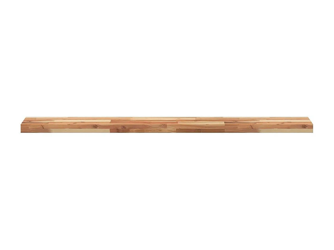 Étagères flottantes 3 pcs 140x20x4 cm acacia massif à l'huile