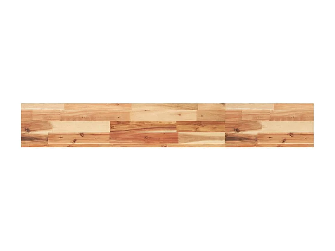 Étagères flottantes 3 pcs 140x20x4 cm acacia massif à l'huile
