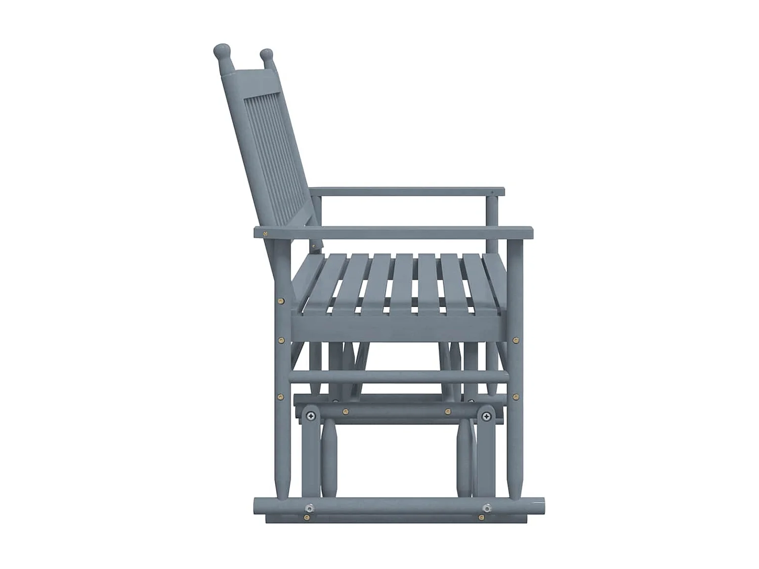 Banco de baloiçar 118x70x104,5 cm madeira de choupo maciça