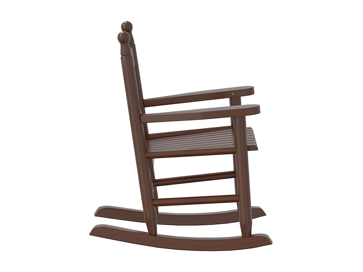 Chaises à bascule enfants lot de 2 marron bois peuplier massif