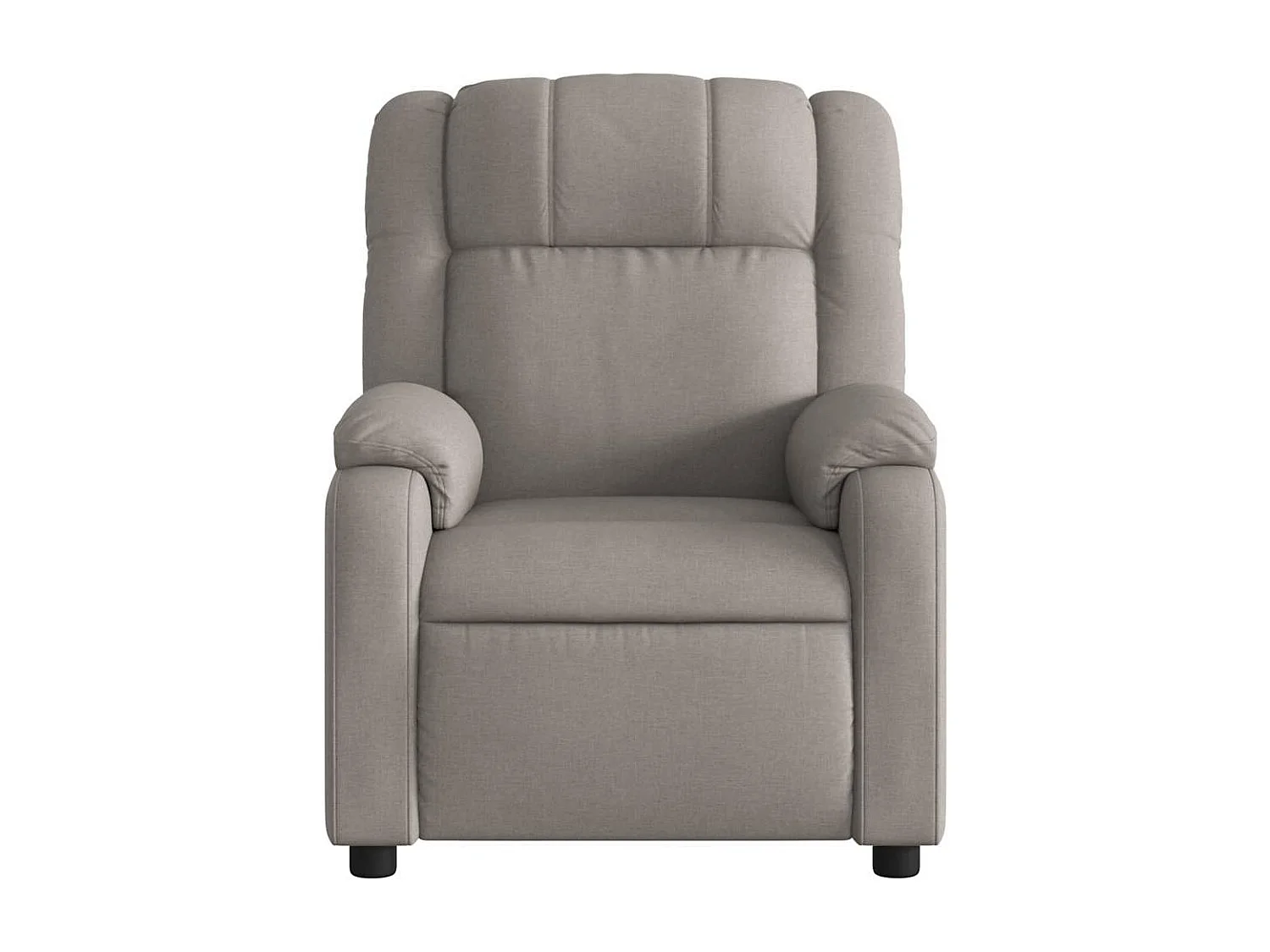 Fauteuil de massage inclinable Taupe Tissu