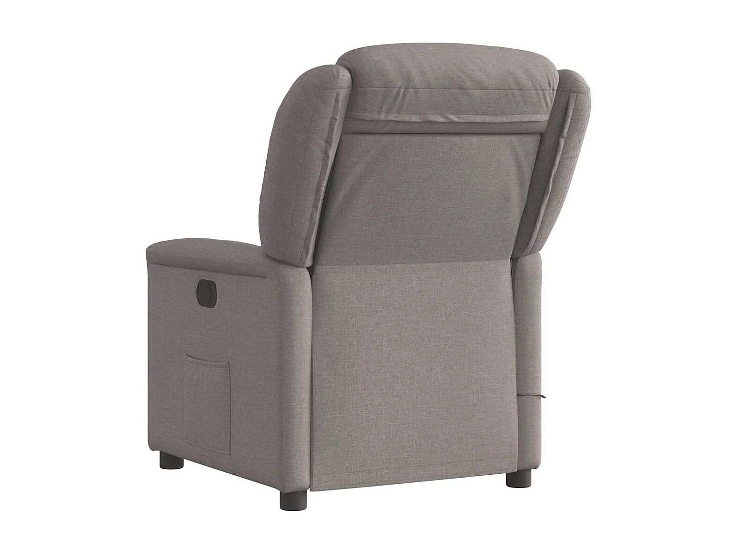 Fauteuil de massage inclinable Taupe Tissu