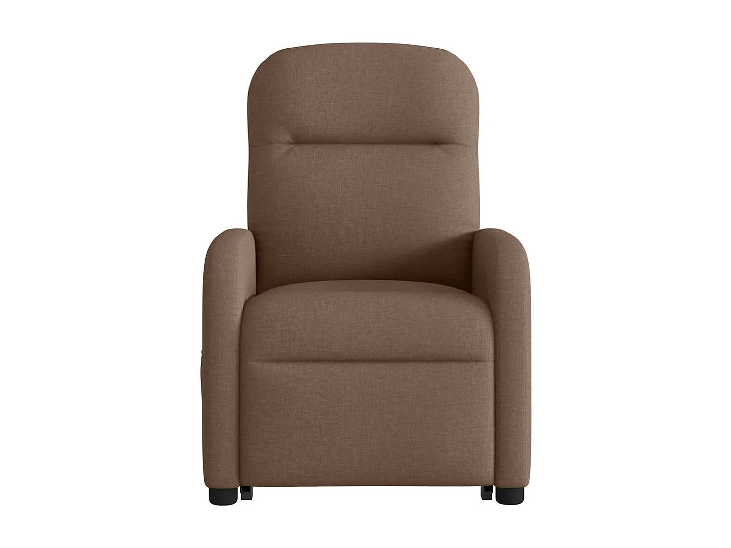 Fauteuil inclinable de massage électrique Marron Tissu