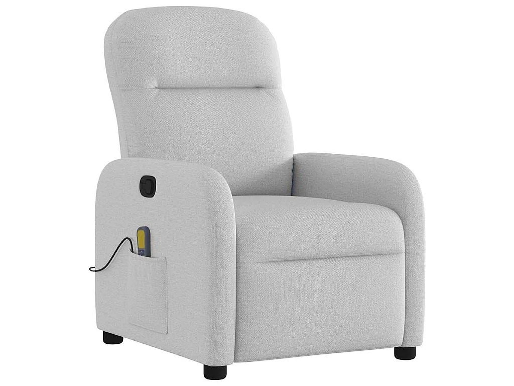 Massagesessel Wolkengrau Stoff