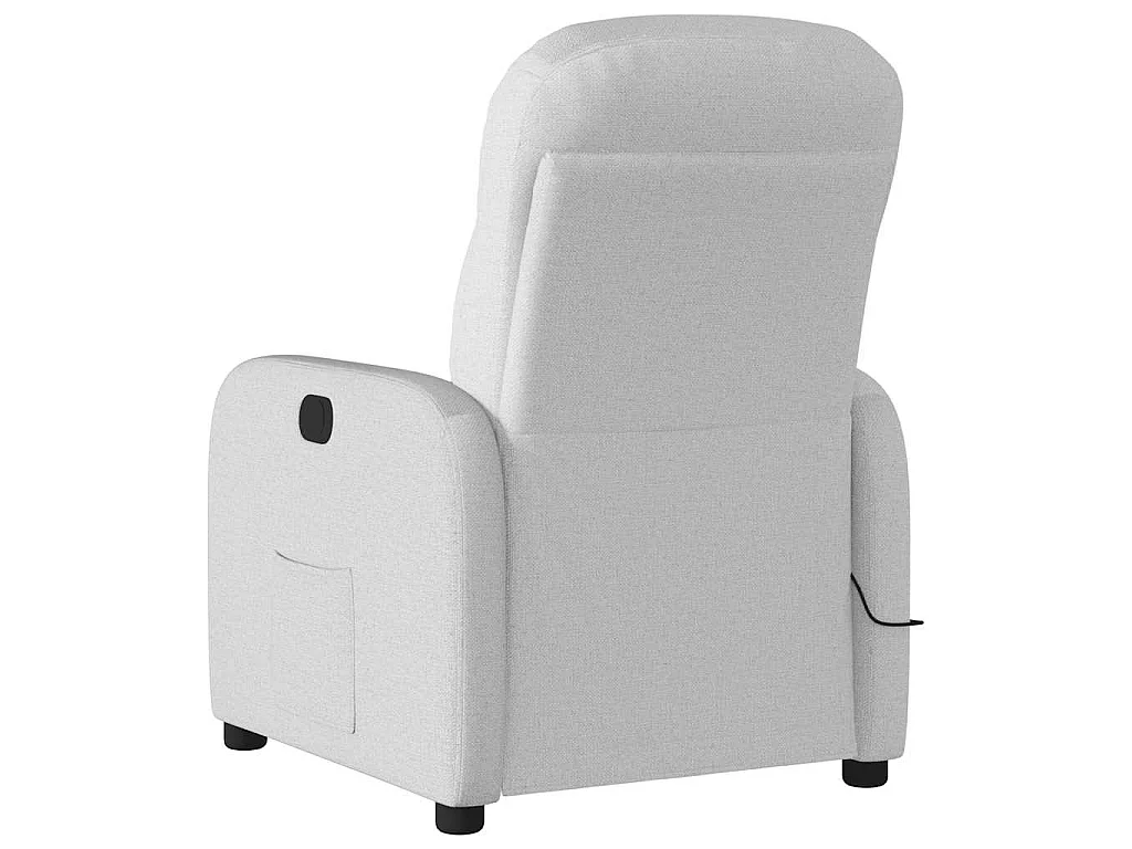 Massagesessel Wolkengrau Stoff