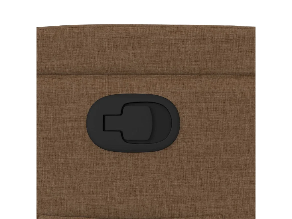 Fauteuil inclinable Marron Tissu