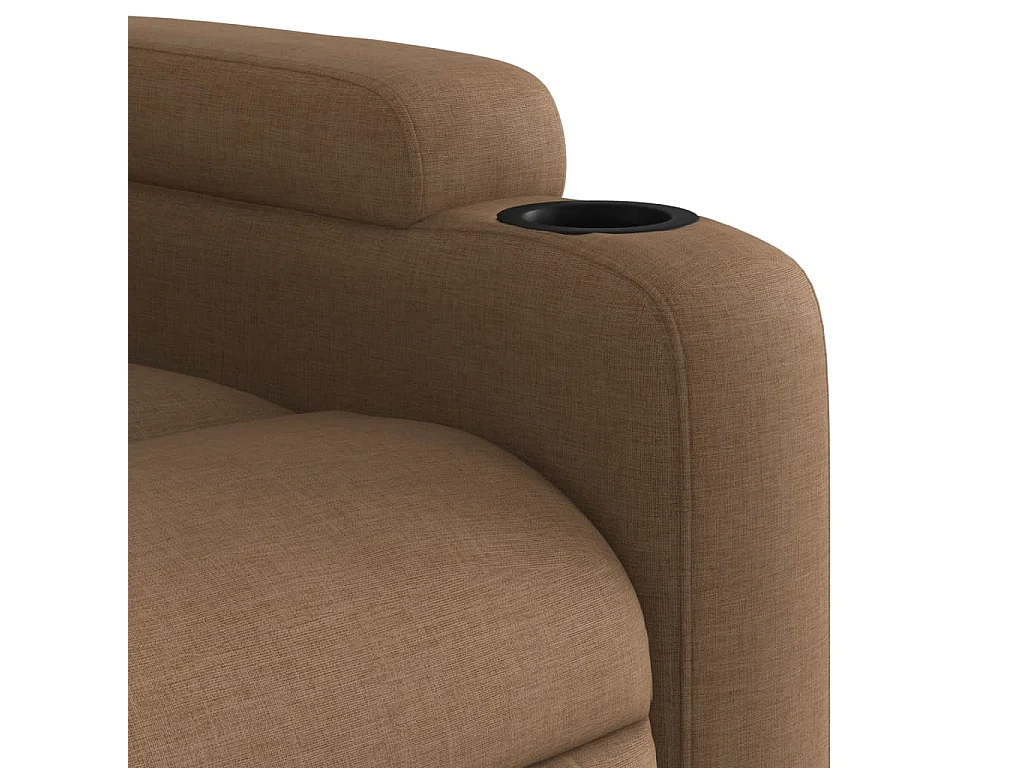 Fauteuil inclinable Marron Tissu