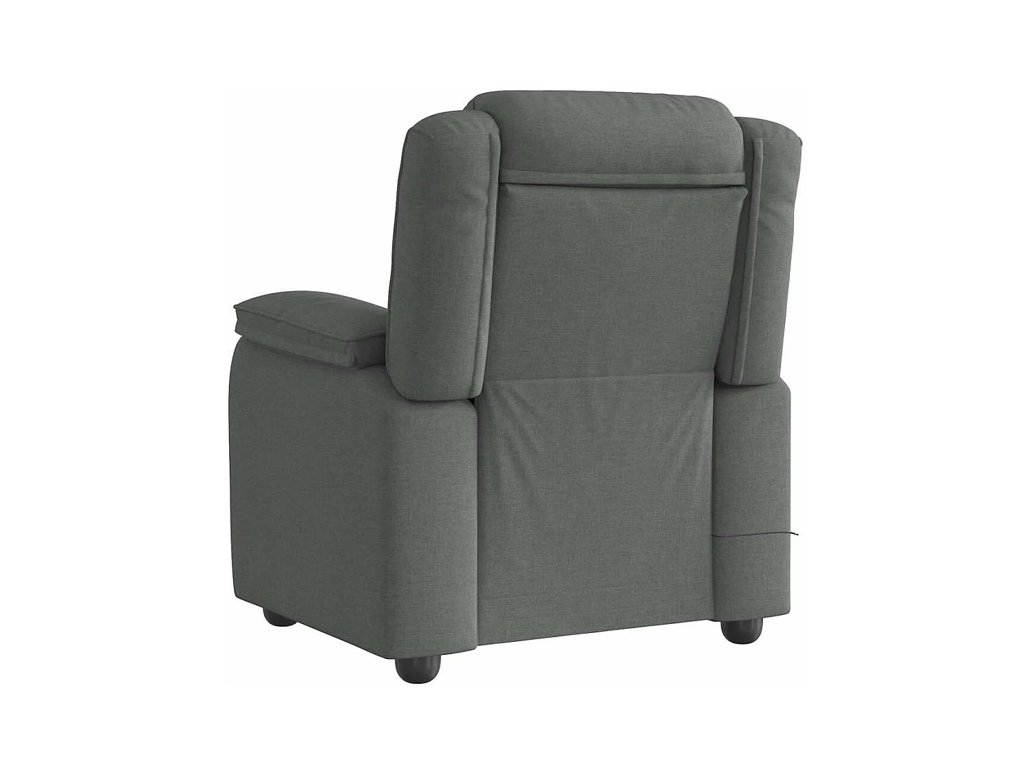 Massagestoel verstelbaar stof donkergrijs