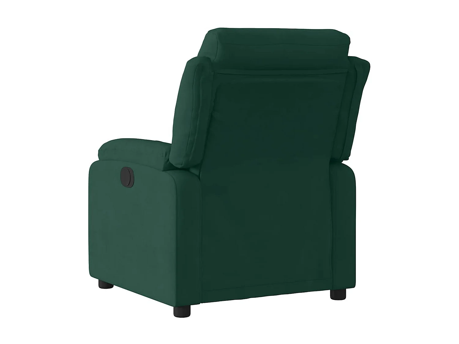 Fauteuil inclinable électrique vert foncé velours