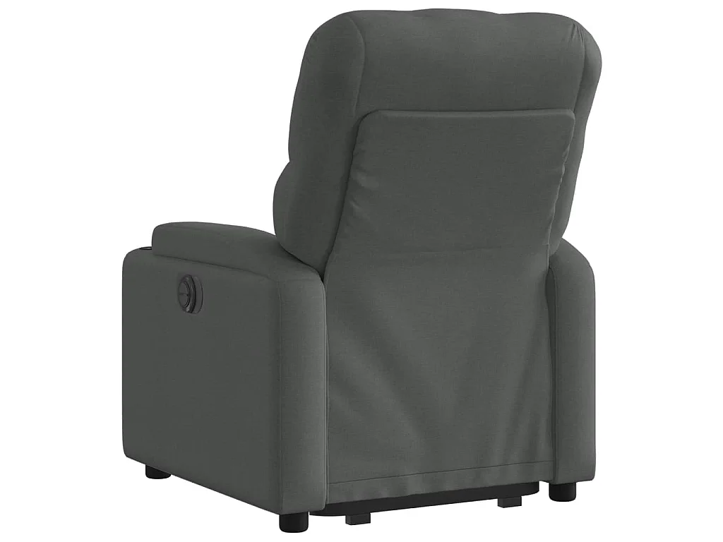 Fauteuil inclinable Gris foncé Tissu