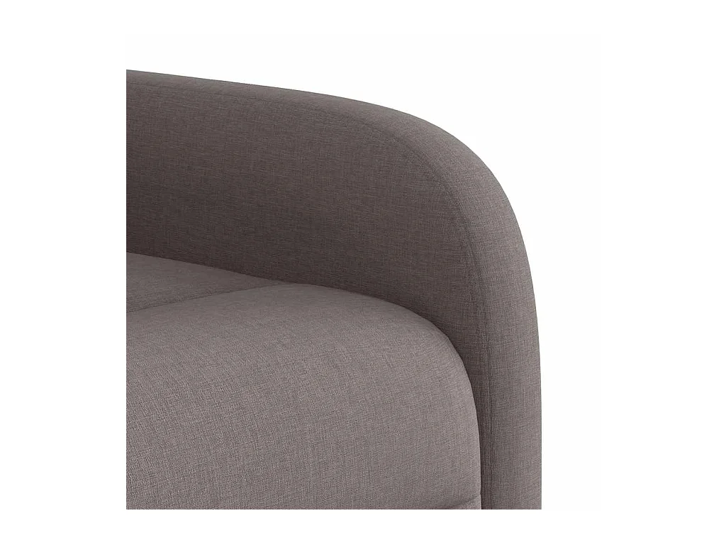 Massagestoel verstelbaar stof taupe