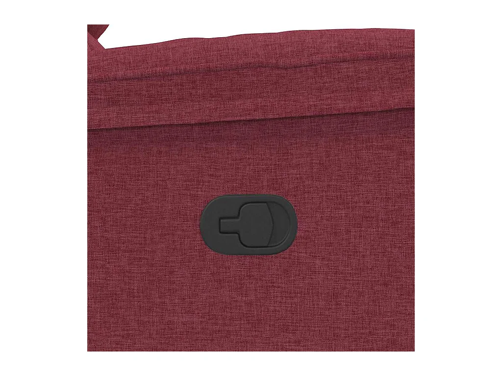 Fauteuil de massage inclinable Rouge bordeaux Tissu