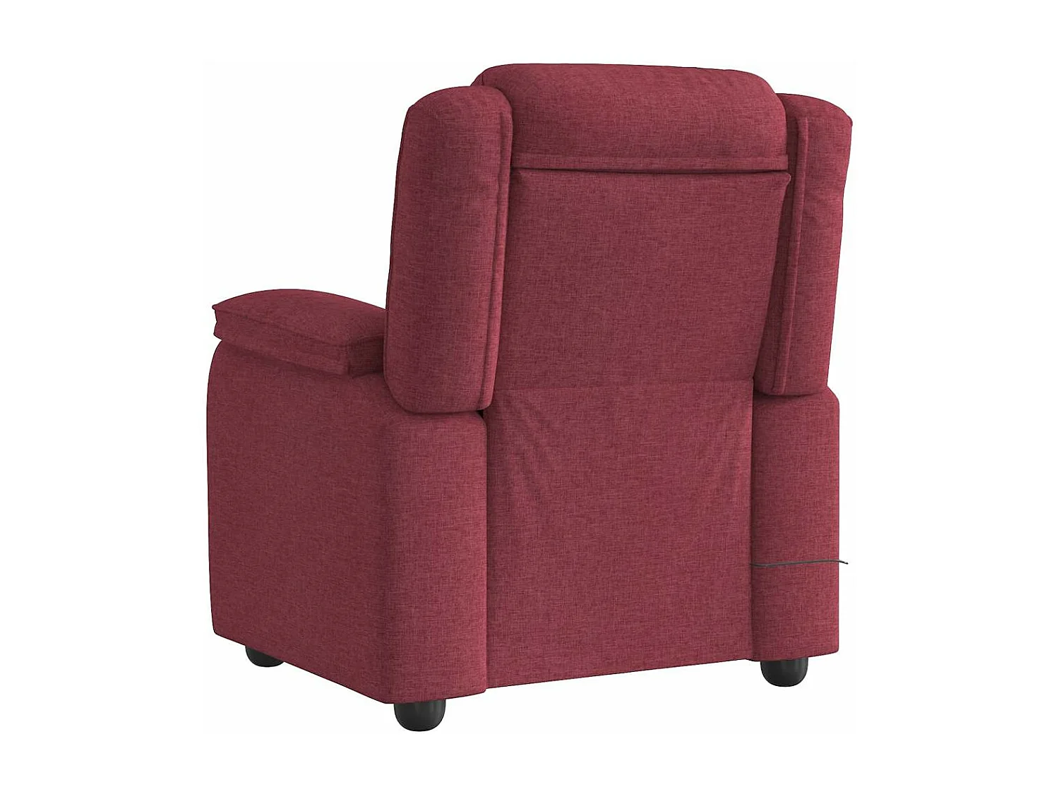 Fauteuil de massage inclinable Rouge bordeaux Tissu