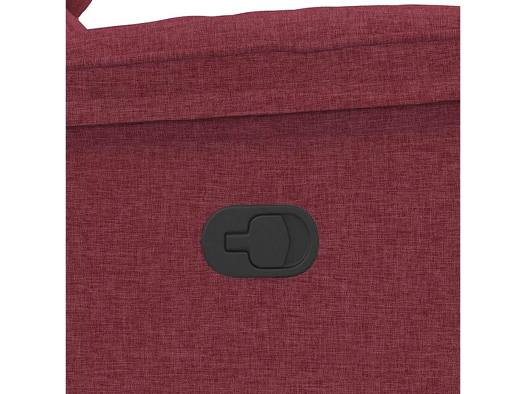Fauteuil de massage inclinable Rouge bordeaux Tissu
