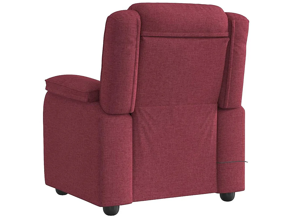 Fauteuil de massage inclinable Rouge bordeaux Tissu
