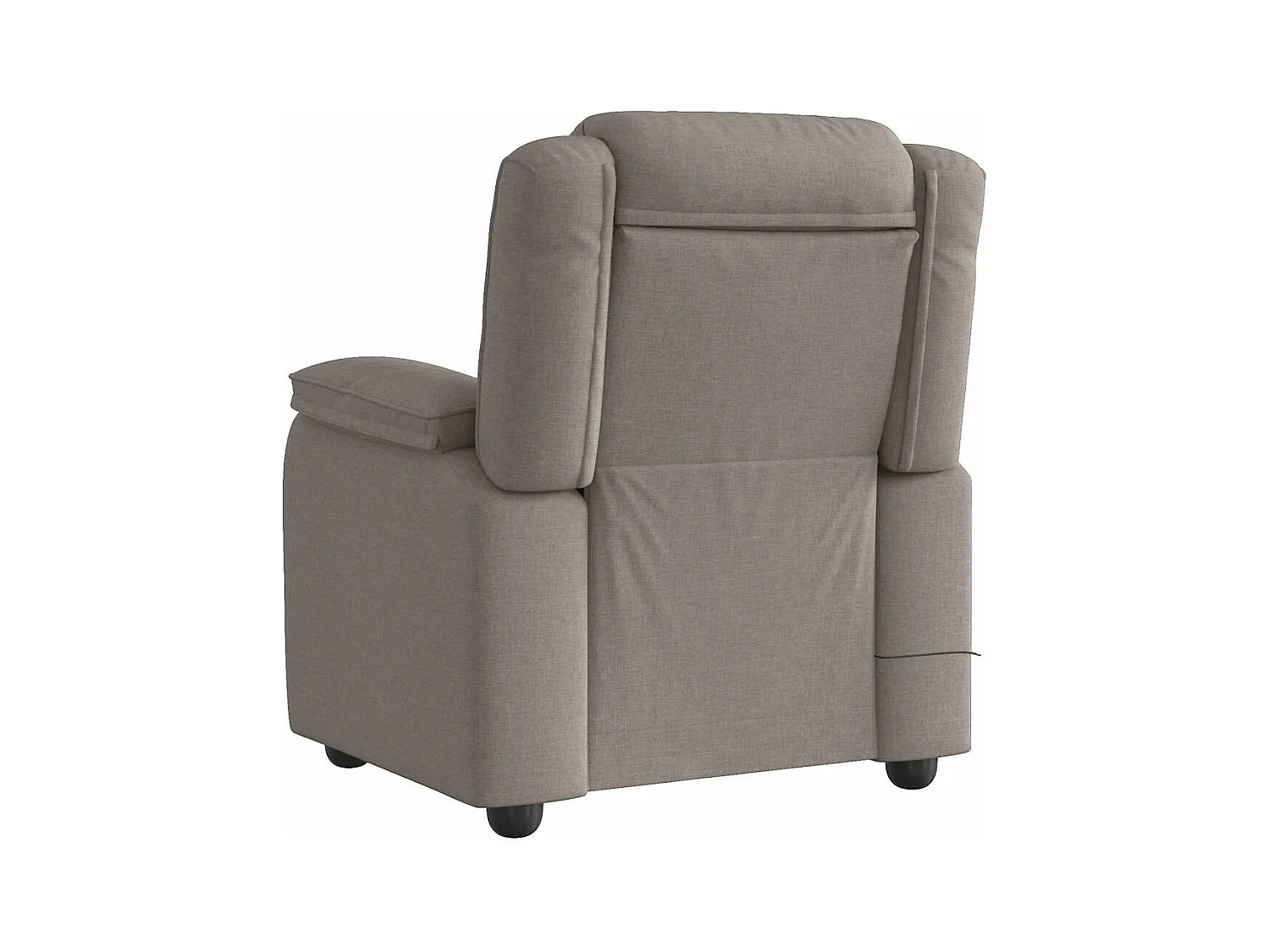 Fauteuil de massage inclinable Taupe Tissu