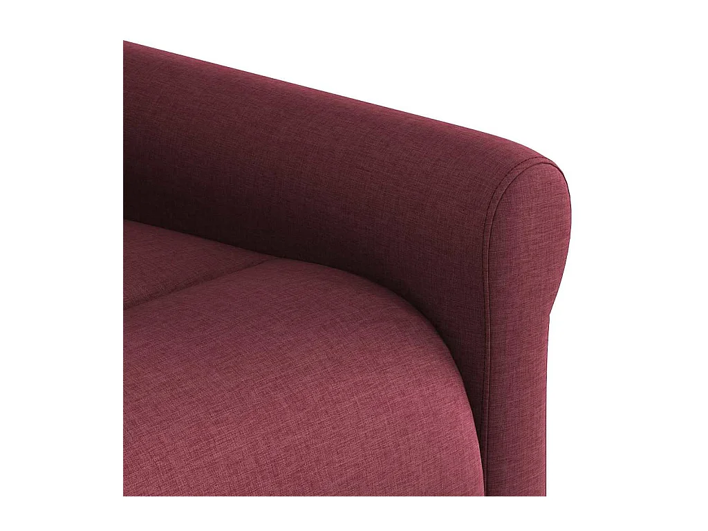 Massagestoel verstelbaar stof wijnrood